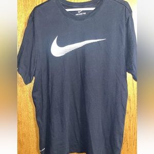 Nike Men’s Dri-Fit Basic Black Short Sleeve T-shirt- XL